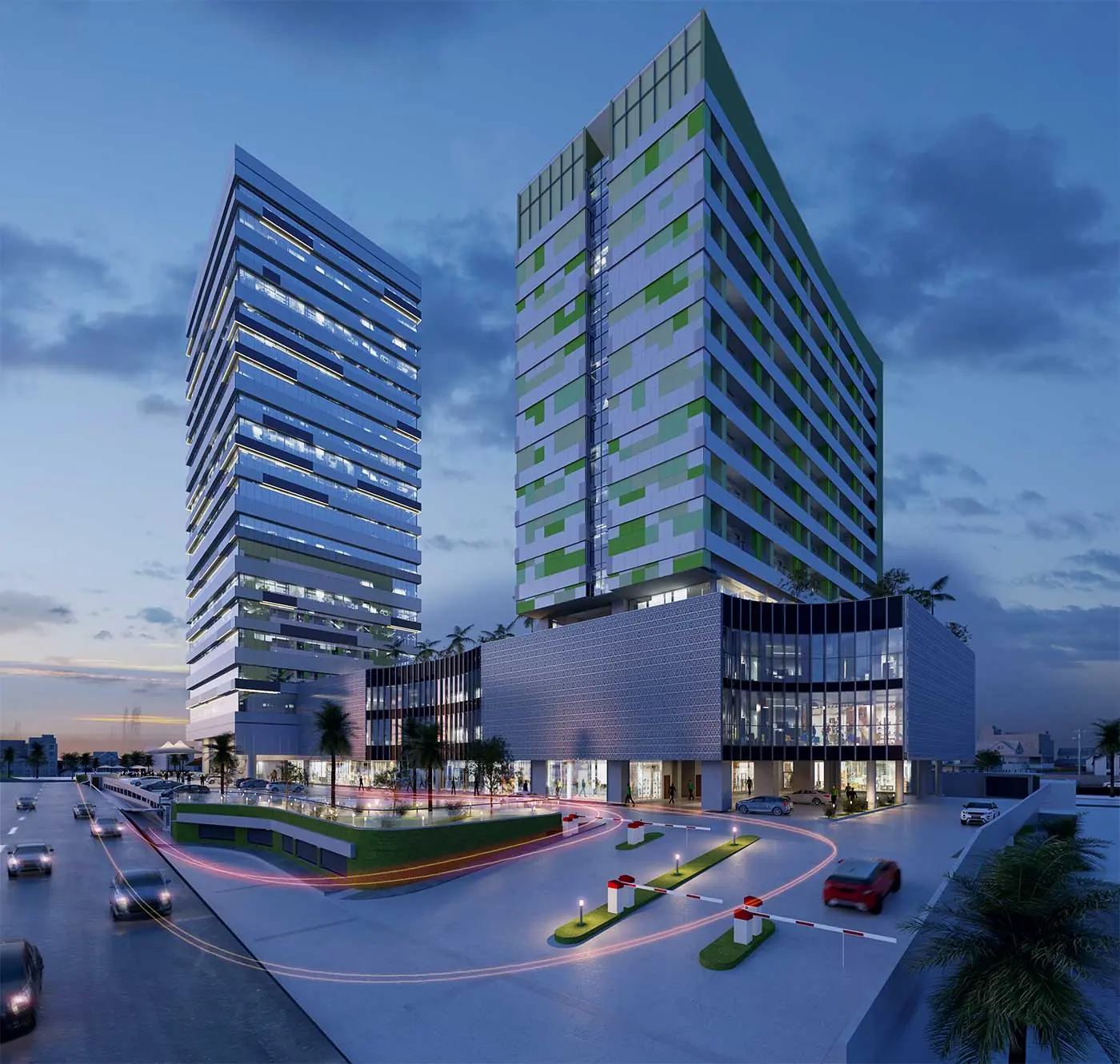 NHC Morocco Square building in Dar es Salaam